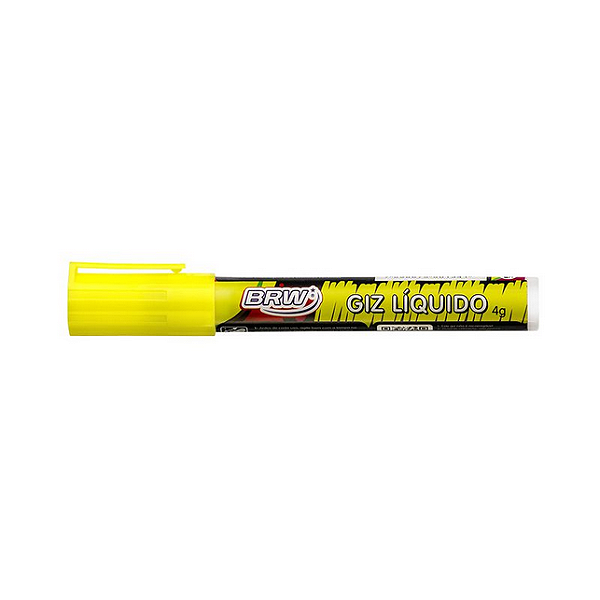 GIZ LÍQUIDO 6MM - AMARELO 4GR  UNIDADE BRW