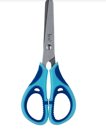 TESOURA DE AÇO 13CM P/ CANHOTO UNIDADE BRW