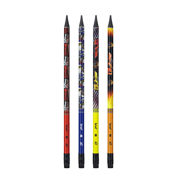 LÁPIS HB - ESTAMPADO - XTREME - RESINA REDONDO UNIDADE BRW