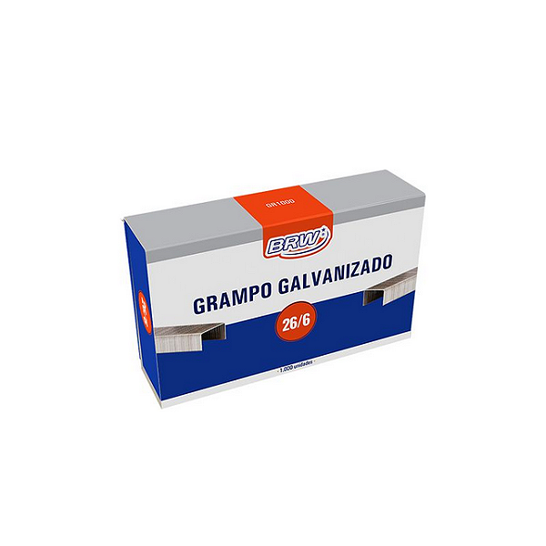 GRAMPO GALVANIZADO 26/6 - 5.000UN BRW