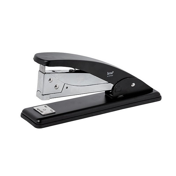 GRAMPEADOR DE METAL PARA 30FLS - BASE DE 20,2CM - PRETO BRW