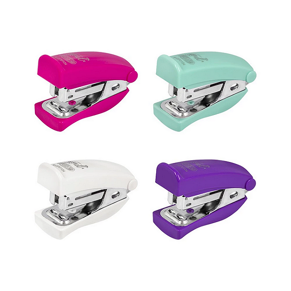 GRAMPEADOR PLÁSTICO MINI PARA 20FLS - BASE DE 6,4CM  UNIDADE  BRW