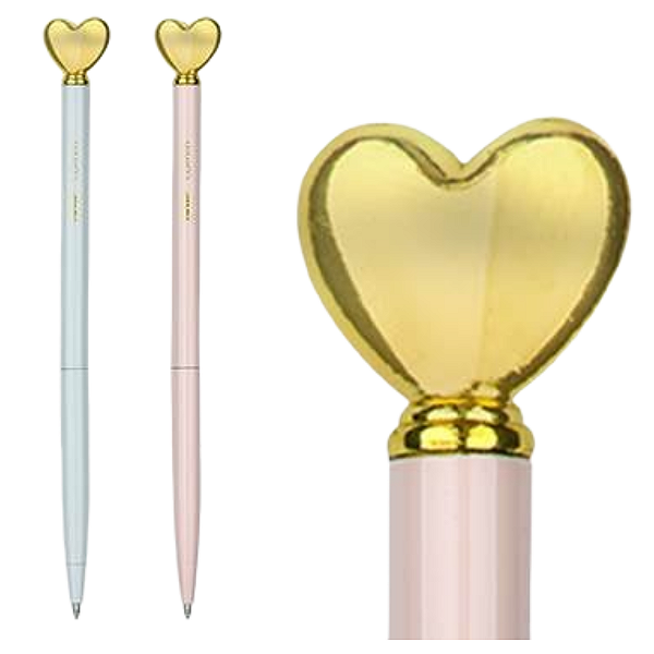 CANETA METÁLICA ESFEROGRÁFICA 1.0 MM - CORAÇÃO UNIDADE BRW