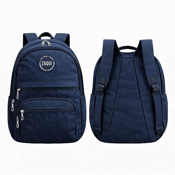 MOCHILA ZAOQIU AZUL ESCURO