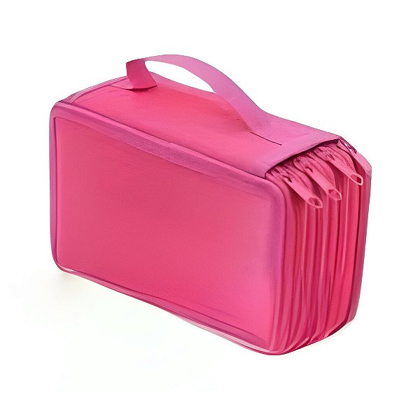 ESTOJO C/ 4 DIVISORIAS ROSA PINK