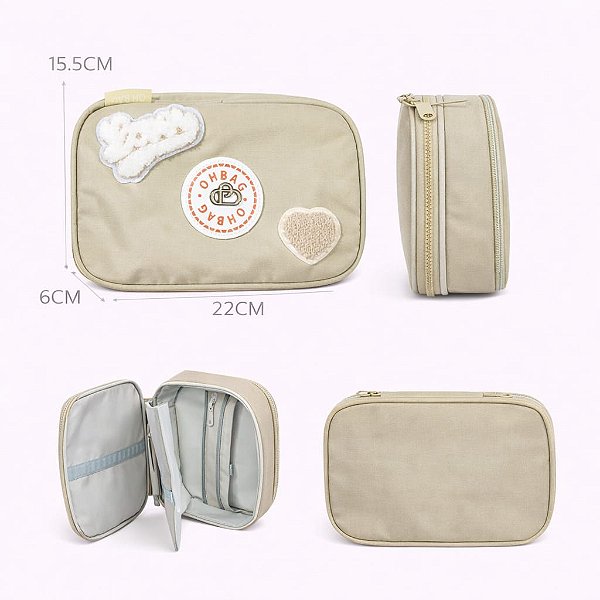 ESTOJO BOX OH BAG LOVERS BEGE