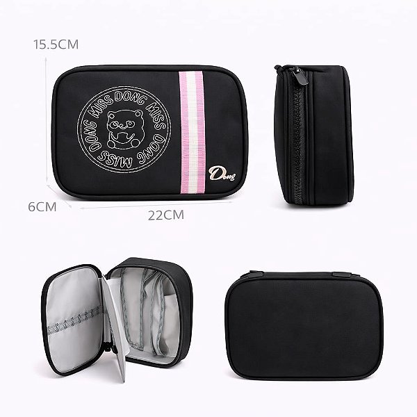 ESTOJO URSINHO PRETO MISS DONG UNIDADE