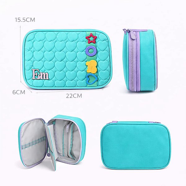 ESTOJO BOX EAM VERDE AGUA