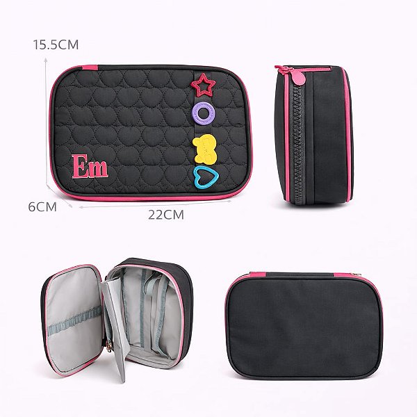 ESTOJO BOX EAM PRETO