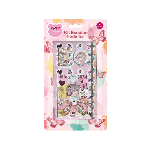 KIT ESCOLAR FADINHA   FOFY