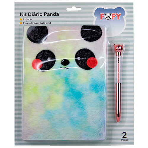 KIT DIARIO PANDAS   FOFY