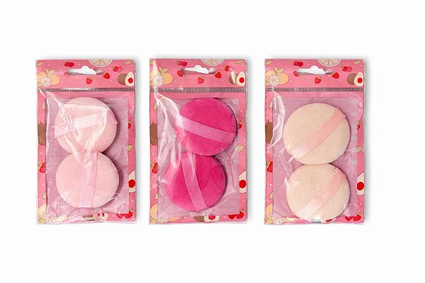 KIT 2 ESPONJAS PARA MAQUIAGEM