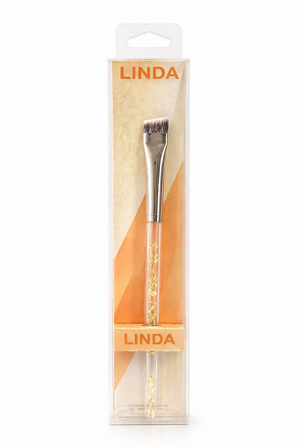 PINCEL CHANFRADO GLITTER DOURADO