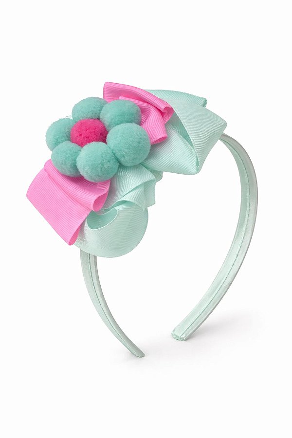 TIARA ARQUINHO FLORZINHA INFANTIL CORES DIVERSAS UNIDADE