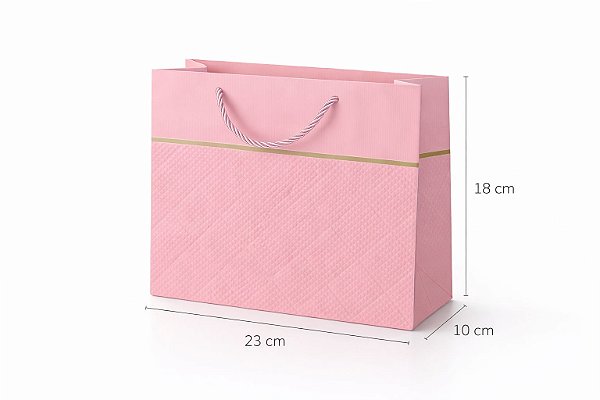 EMBALAGEM SACOLA PARA PRESENTE 23X18X10cm