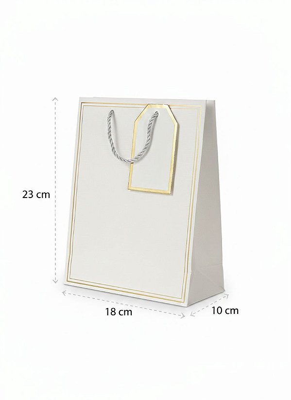 EMBALAGEM SACOLA PARA PRESENTE 23X18X10cm