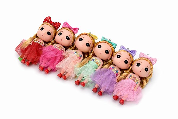 CHAVEIRO BONECA PRINCESA FOFA UNIDADE