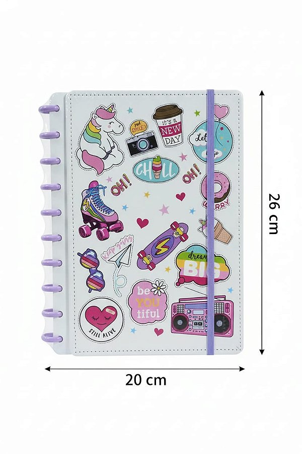 CADERNO INTELIGENTE CAPA DURA ASPIRAL A5 DREAMS