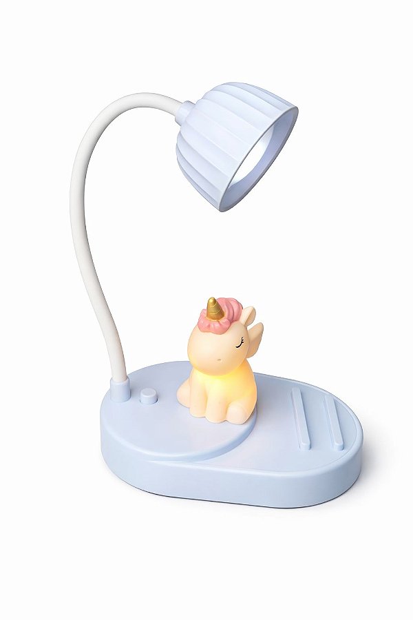 LUMINARIA DE UNICÓRNIO RECARREGAVEL DE MESA