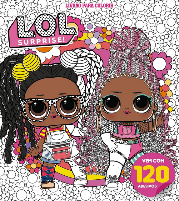 LIVRO DE COLORIR LOL