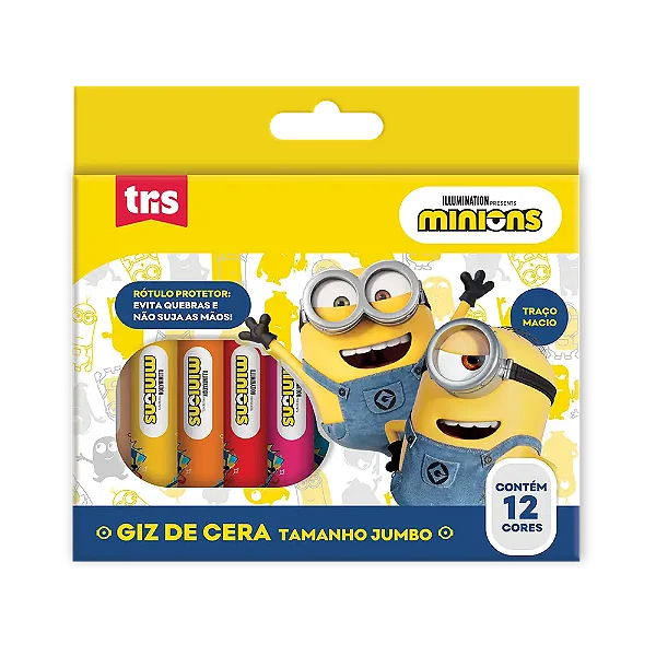 GIZ CERA JUMBO MINIONS 12 CORES TRIS