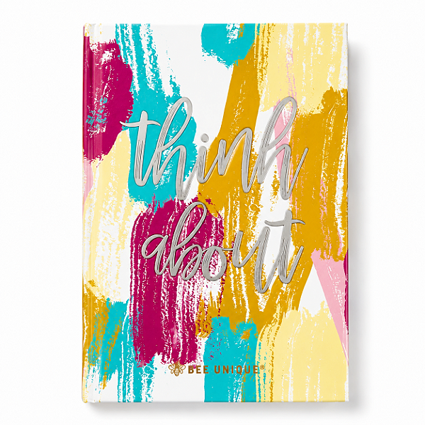 CADERNO A5 32 FLS - THINK ABOUT BEE UNIQUE