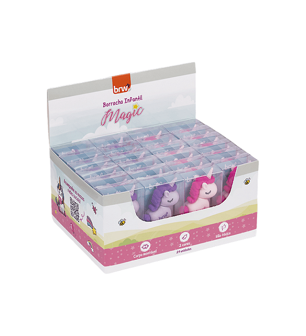 BORRACHA MAGIC CX C/24 UNIDADES BRW