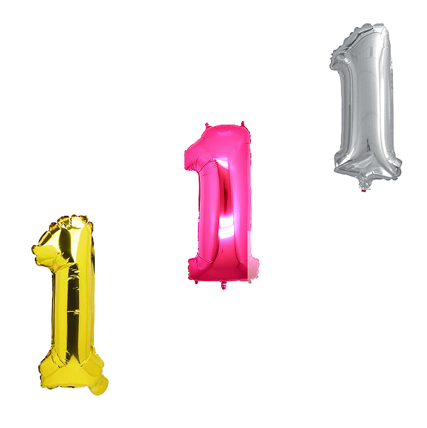 BALOES NUMÉRICOS 0 AO 9 DECORAÇÃO ANIVERSARIO