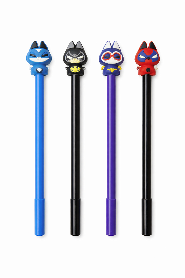 CANETA HEROIS GATINHOS UNIDADE