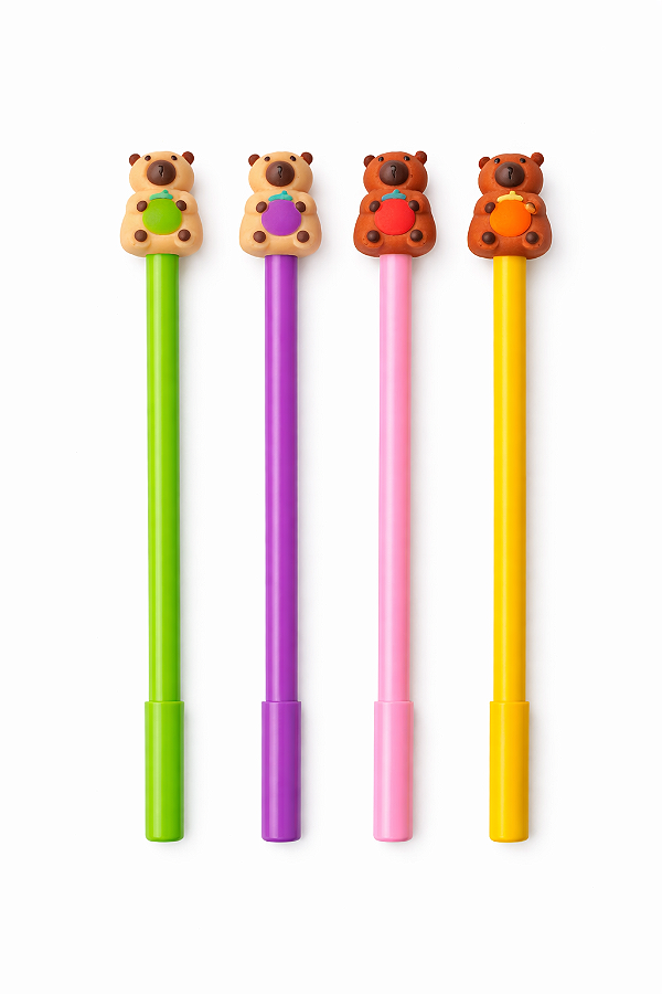 CANETA CAPIVARA NEON UNIDADE