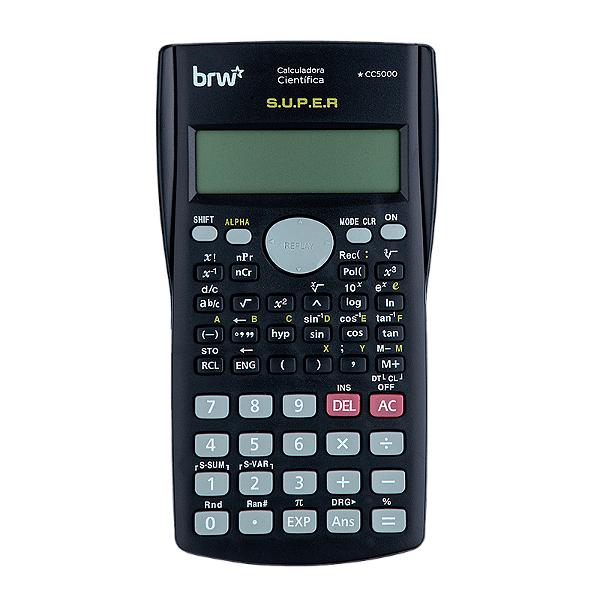 CALCULADORA CIENTÍFICA 240 FUNÇÕES - PRETA BRW