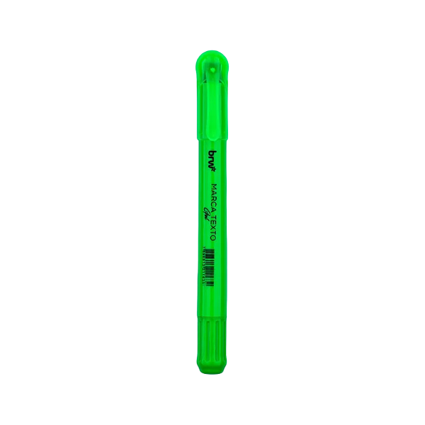 MARCA-TEXTO FLUORESCENTE VERDE EM GEL - UNIDADE BRW
