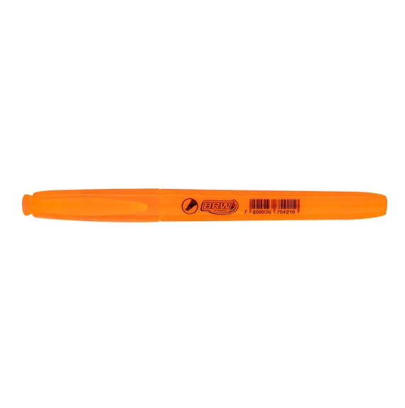 MARCA-TEXTO FLUORESCENTE LARANJA - UNIDADE BRW