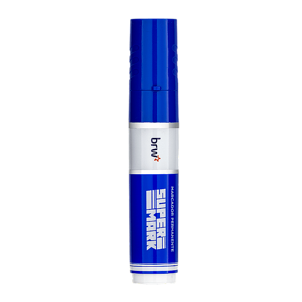 MARCADOR PERMANENTE SUPERMARK AZUL - UNIDADE BRW