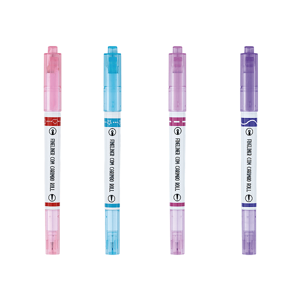CANETINHA HIDROGRÁFICA FINELINER 0.4MM C/ CARIMBO UNIDADE BRW