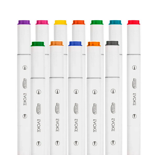 MARCADOR ARTISTICO EVOKE DUAL MAKER  UNIDADE BRW