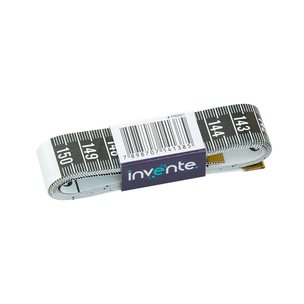 FITA MÉTRICA 150CM X 1,90CM EM PVC FLEXÍVEL  UNIDADE BRW