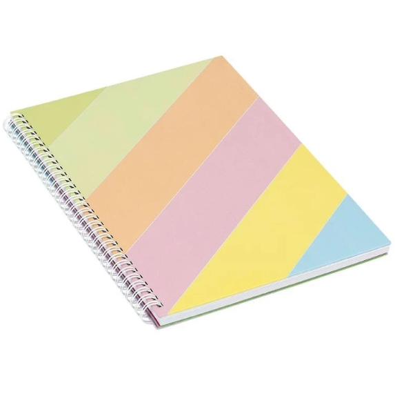 CADERNO CAPA DURA PAUTADO  280X275 BRW UNIDADE