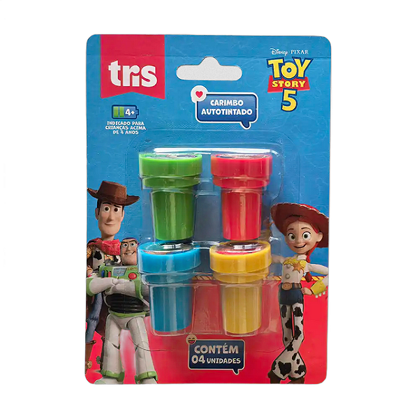 CARIMBO AUTOTINTADO TOY STORY CART 4 UN TRIS