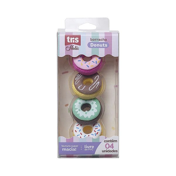 BORRACHA TRIS HOLIC DONUT