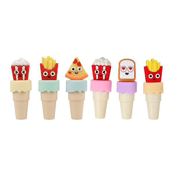 MARCA TEXTO FAST FOOD KIT C/ 6UN
