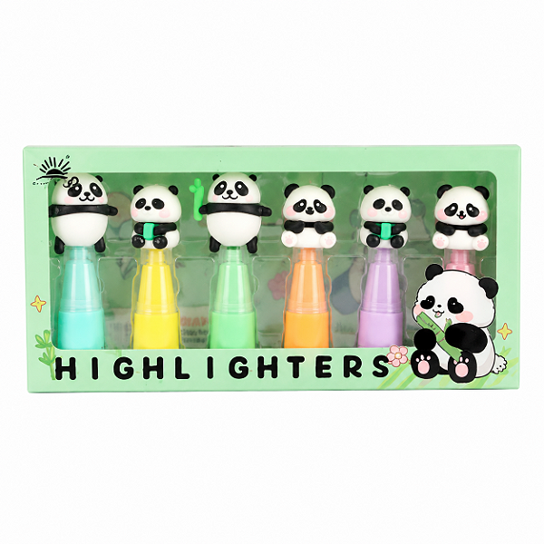 MARCA TEXTO PANDA KIT C/ 6UN
