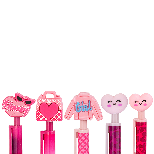 LAPISEIRA PLÁSTICA DIVERTIDA 0,7MM GIRL BRW UNIDADE