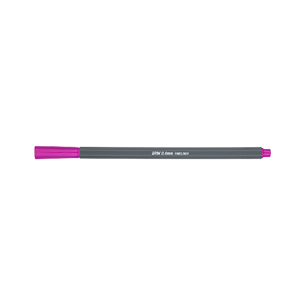 CANETINHA HIDROGRÁFICA FINE LINER 0.4MM PINK NEON BRW UNIDADE