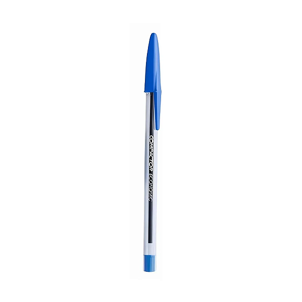 CANETA ESFEROGRAFICA ECONOMIC FINA AZUL COMPACTOR UNIDADE