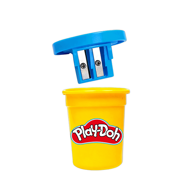 APONTADOR PLÁSTICO DUPLO C/ DEPÓSITO PLAY-DOH  UNIDADE BRW