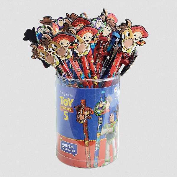 LAPIS PRETO+TOP TOY STORY PTE C/20 UND TRIS