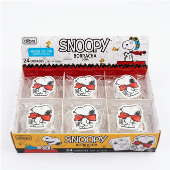 BORRACHA SNOOPY CX C/24UND TILIBRA