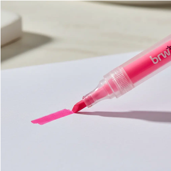 MARCA TEXTO DASHLIGHT- NEON ROSA - CX C/12 BRW