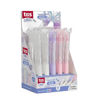 CANETA GEL TRIS BUTTERFLY 0.5 CX C/15 UNIDADES TRIS